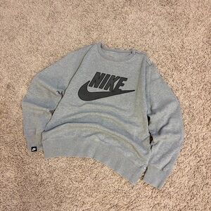 Nike Heather Gray Sportswear Top